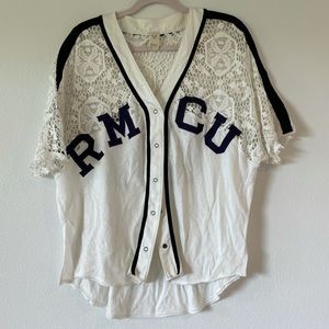 Free People Baseball Style Jersey